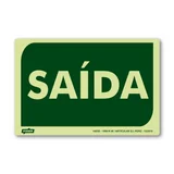 Sinal PVC Saída