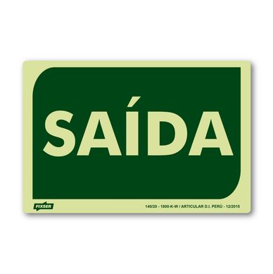 Sinal PVC Sada