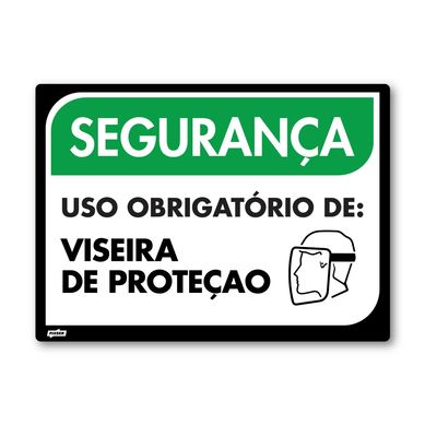 Sinal PVC Visera de Proteo