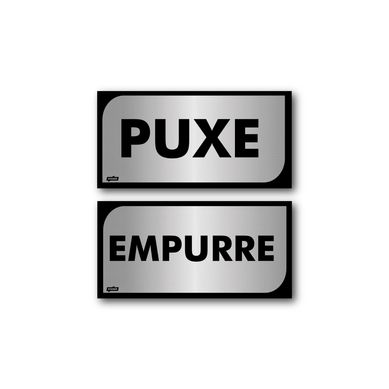 Sinal PS Puxe-Empurre