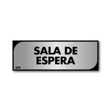 Sinal PVC Sala de Espera