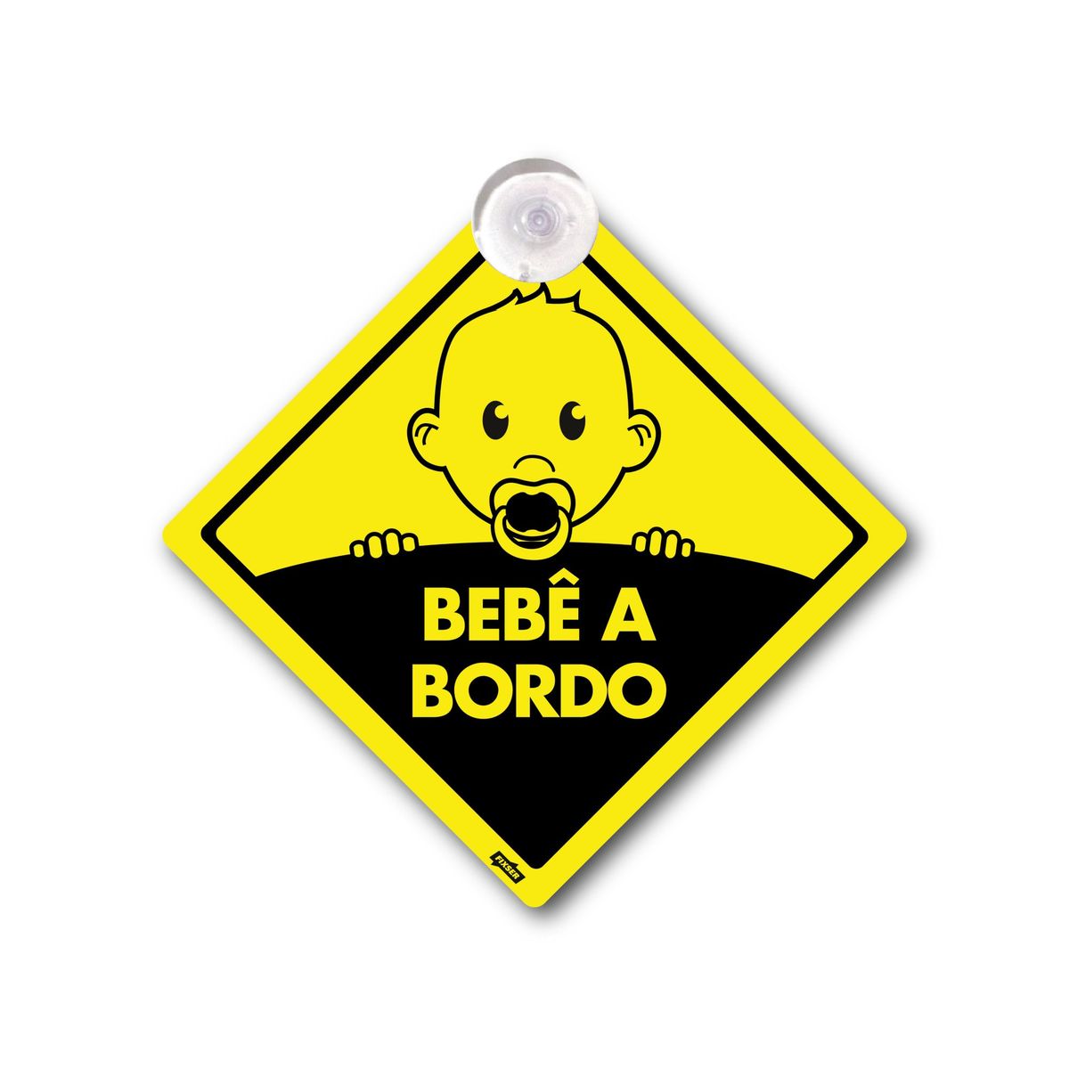 Sinal PS Bebê a Bordo, marca Fixser - Foto Principal