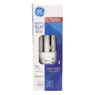 Lmpada Fluorescente Compacta Luz Amarela 11W 3U 127V 