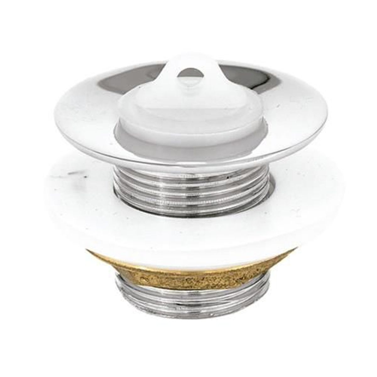Válvula Escoamento Cromada Para Lavatório 1", marca Romar - Foto Principal