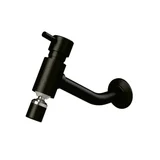 Torneira de Parede para Cozinha Longa Bello Black Preto e Cromado