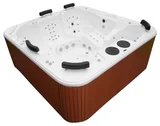 Banheira SPA Bahamas Gran luxo 1.260L 93x228x228cm Acrílico até 6 Pessoas