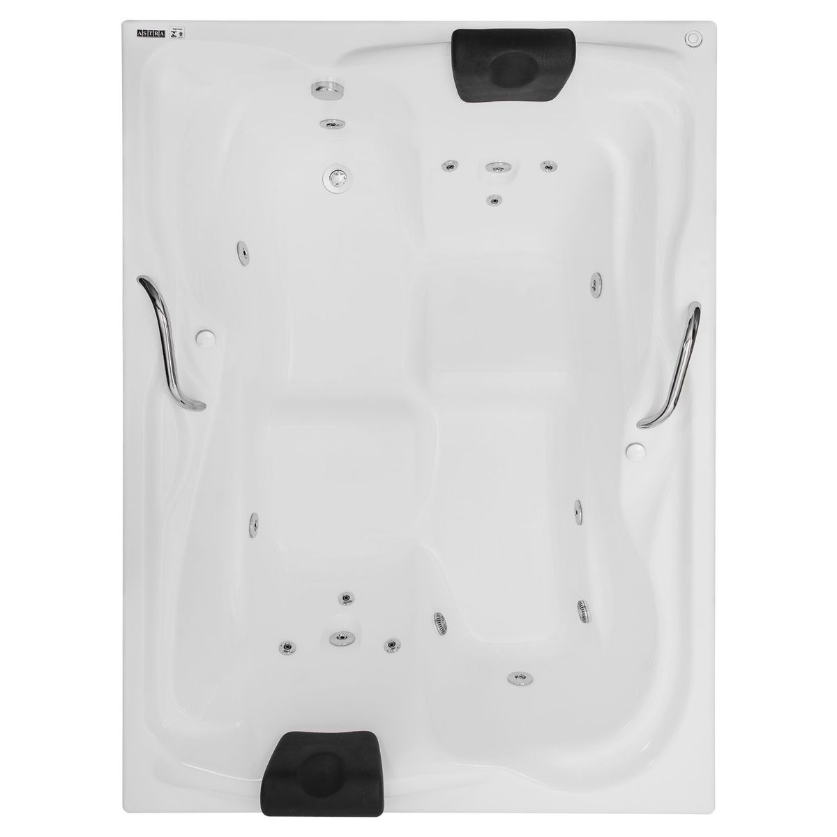Banheira de Hidromassagem Nobile Maggiore Gran Luxo 185L 180x130x53cm Gel Coat 1 Pessoa, marca Astra - Foto Principal