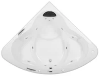 Banheira de Hidromassagem Innovare Gran Luxo 345L 160x210x59cm Gel Coat 2 Pessoas