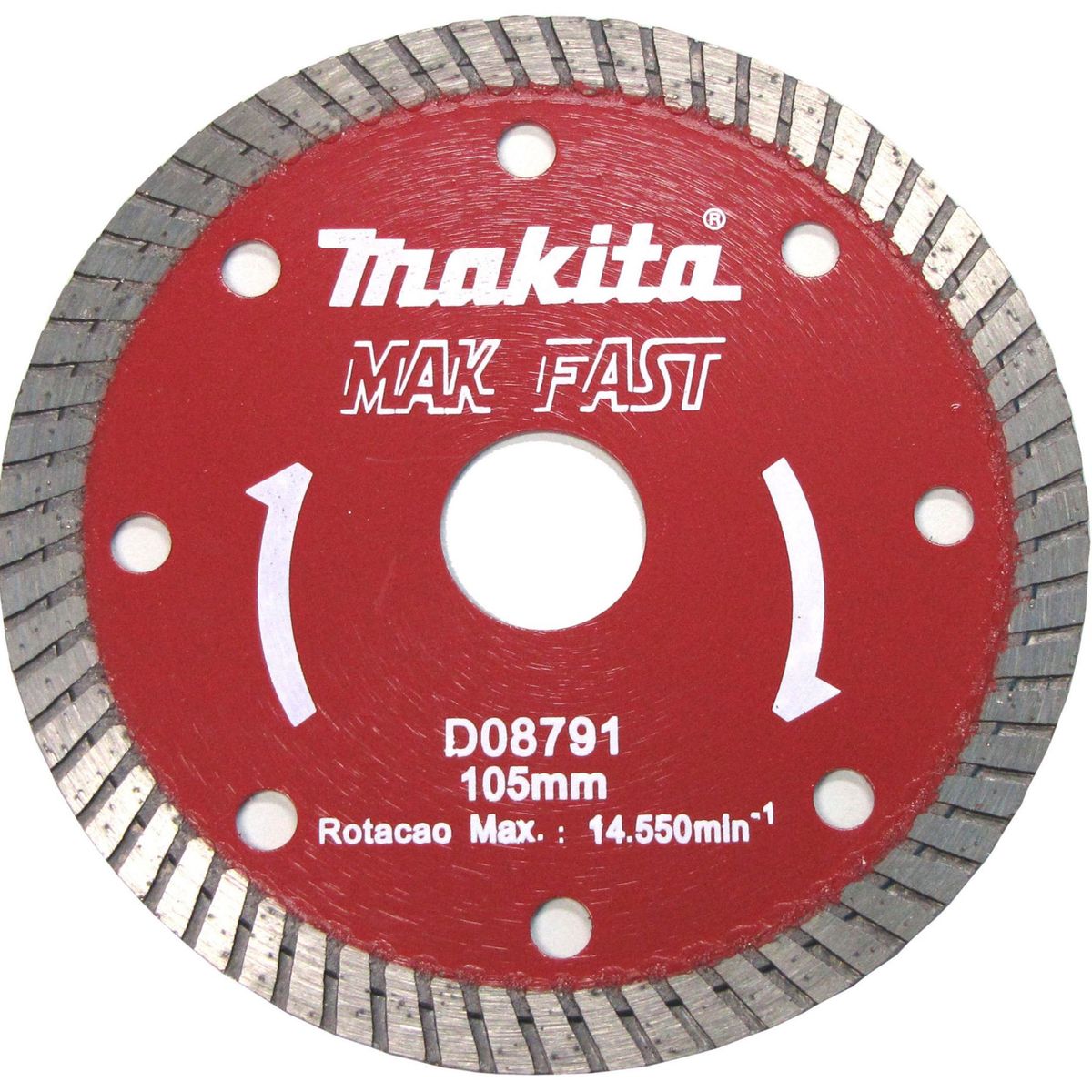Disco Diamantado Mak-Fast Turbo D-08791, Prata, marca Makita - Foto Principal