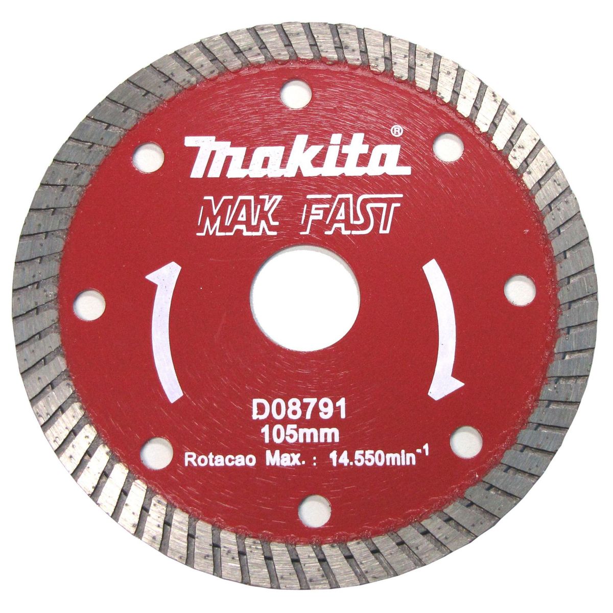Disco Diamantado Mak-Fast Turbo D-08791, Prata, marca Makita - Foto Principal
