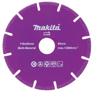 Disco Diamantado Multimateriais D-44426, Roxo Prata