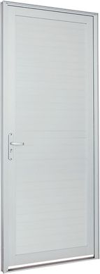 Porta Lambri Fechadura Alumnio Direita 216x88x5,4cm Alumifort