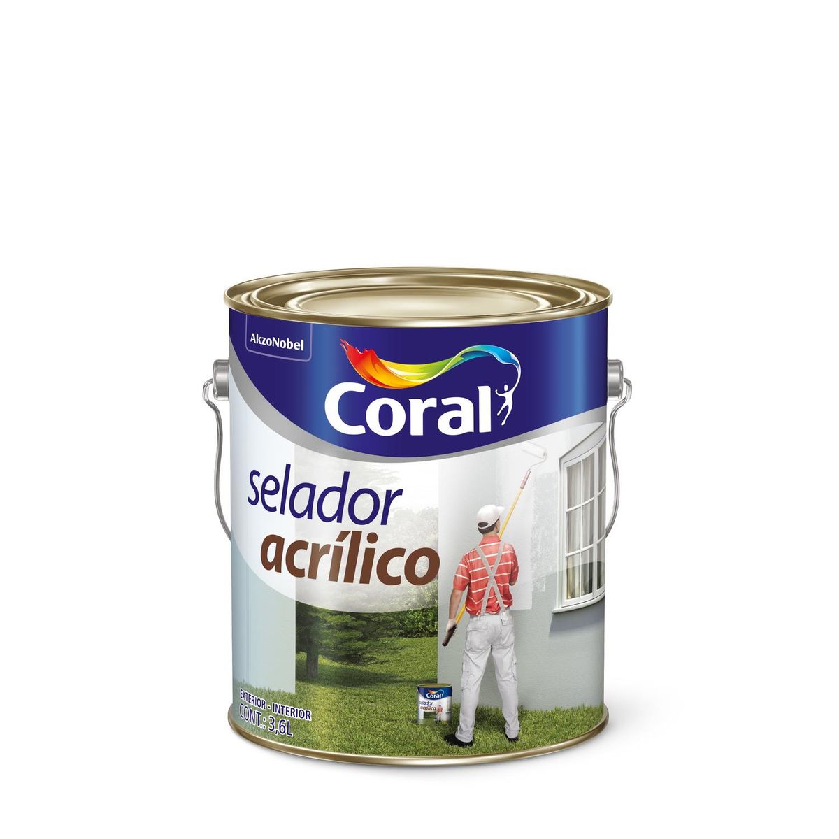 Selador Acrílico Branco, marca Coral - Foto Principal