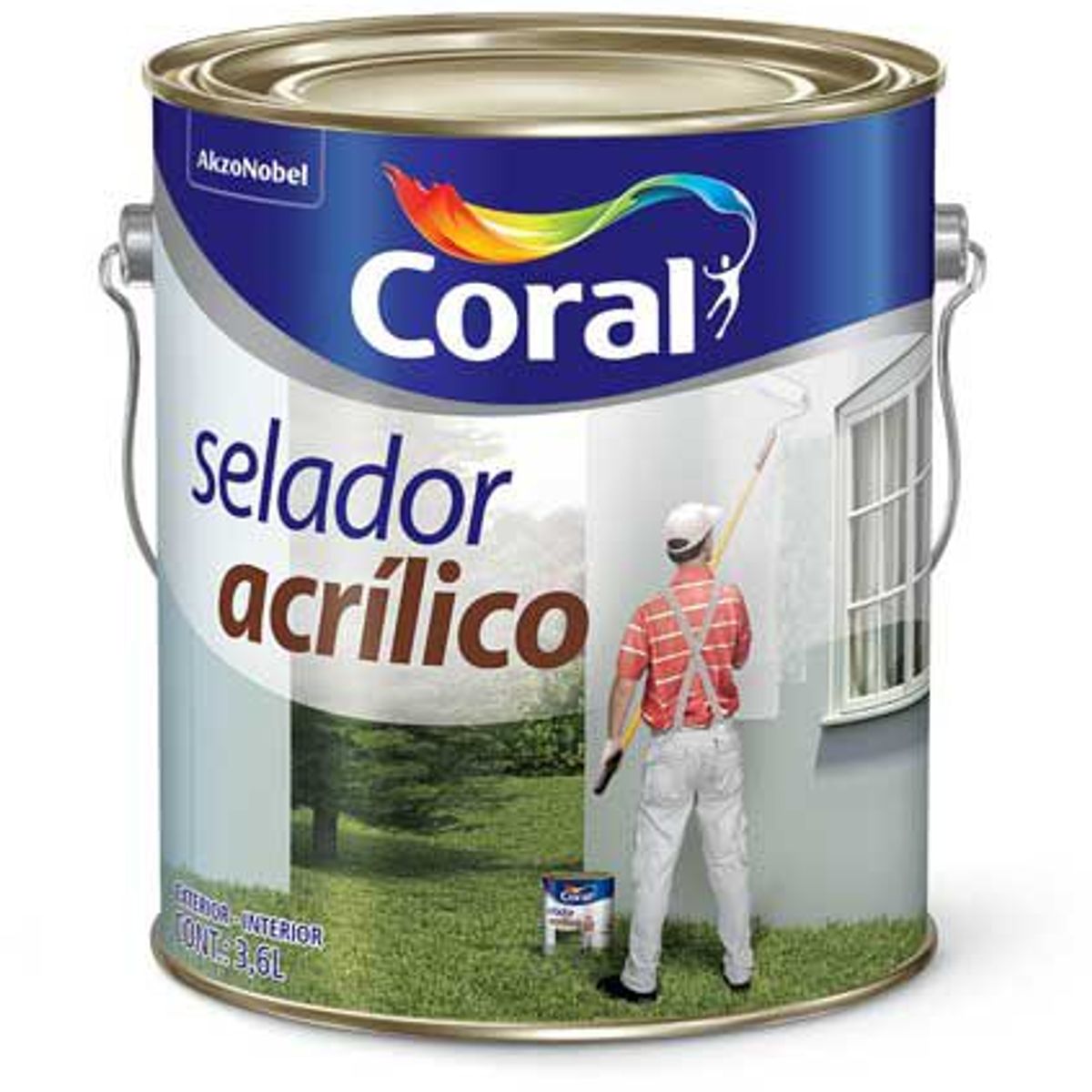Selador Acrílico Branco, marca Coral - Foto 2