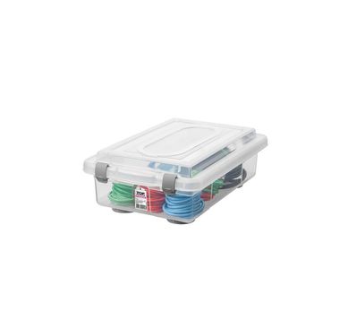 Caixa Organizadora Baixa 26x17x8cm 2,3L Cristal