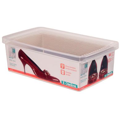 Caixa para Sapato Mdia Transparente 19x10x31