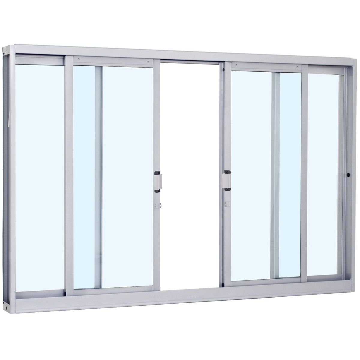 Janela de Correr Aço 4 Folhas Central 120x200x12cm Pratika, marca Sasazaki - Foto Principal