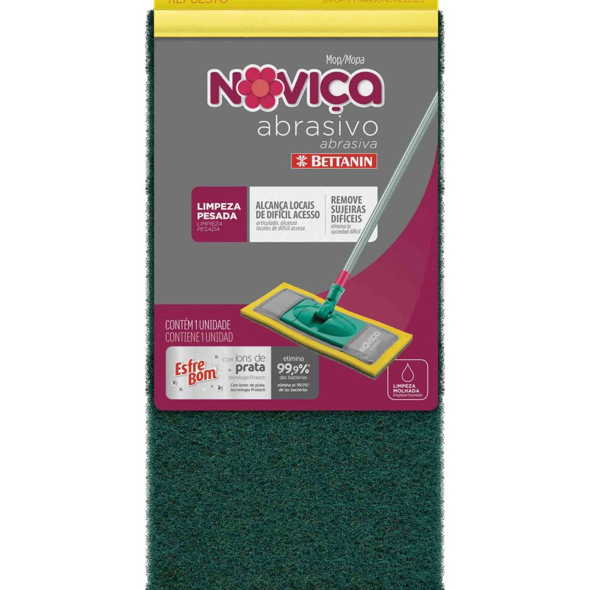 Refil Mop Abrasivo Esfrebom Zig Zag 135R Bettanin, marca  - Foto Principal