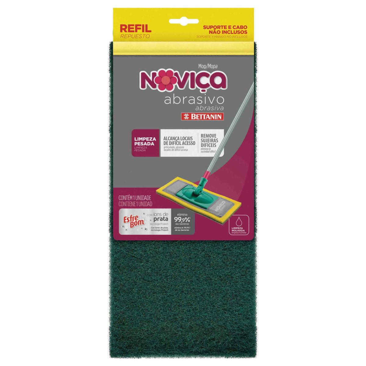 Refil Mop Abrasivo Esfrebom Zig Zag 135R Bettanin, marca  - Foto Principal