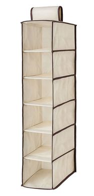 Sapateira Dobrvel 6 Divisrias 15x30x84cm Bege