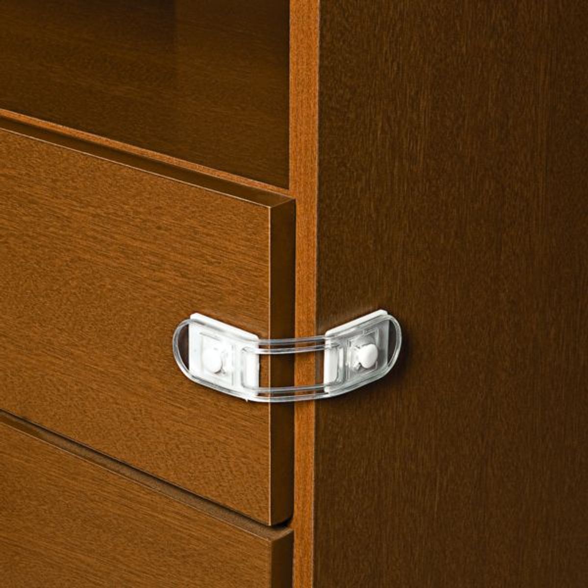 Trava Multiuso Flexível 2 Unidades 12cm Transparente, marca Ordene - Foto 2