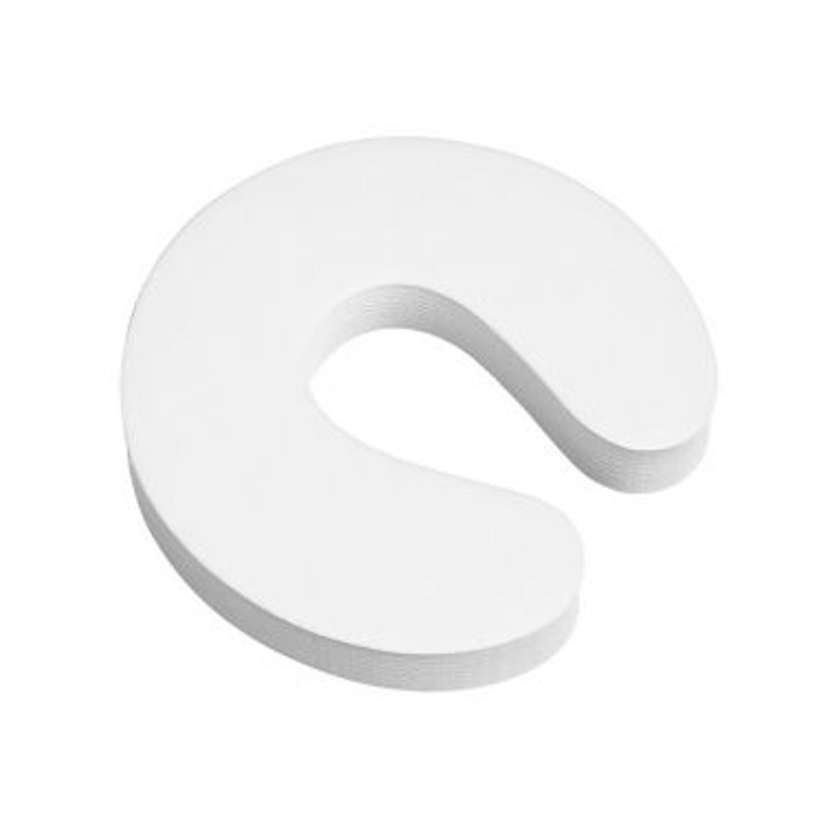 Protetor de Porta Eva 9,5x1,6cm Branco, marca Ordene - Foto Principal
