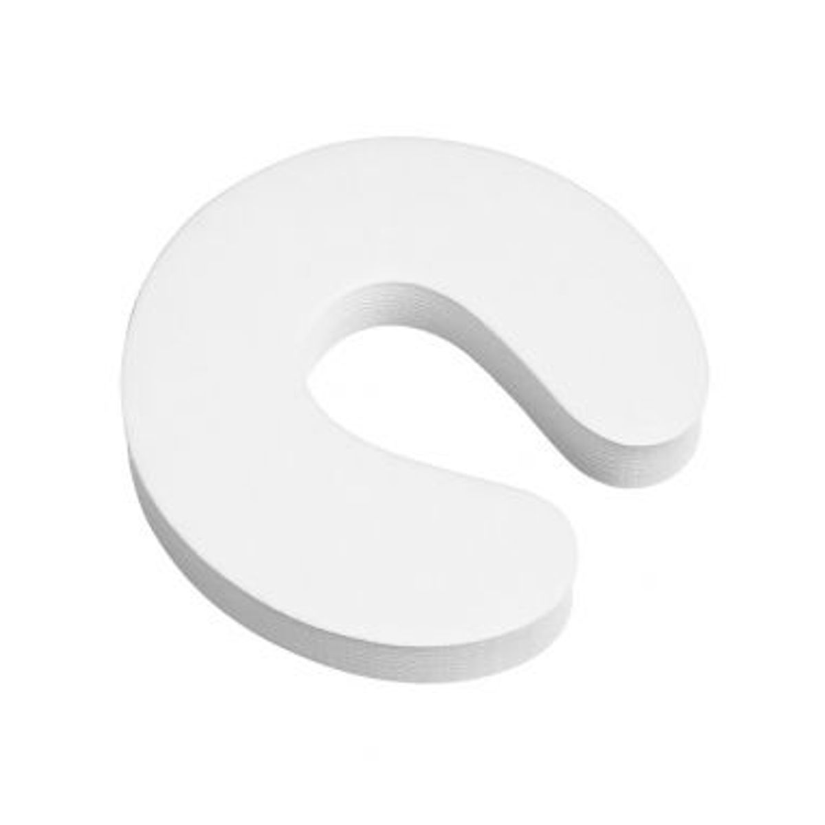 Protetor de Porta Eva 9,5x1,6cm Branco, marca Ordene - Foto Principal