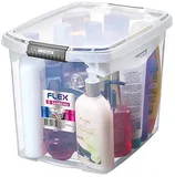 Caixa Organizadora Média 31,8x22,8x23,1cm 11L Cristal