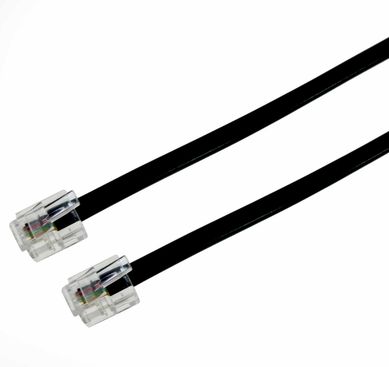 Cordao Liso 6P4C 2M Preto