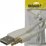 Cabo P2 Estéreo 4C x USB-A M 2.0 1,8m