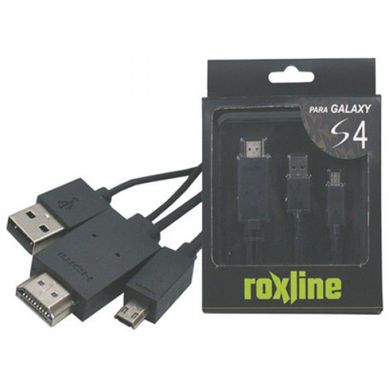 Cabo Adaptador MHL HDMI x USB-A 11P 2000cm Preto