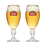Conjunto Taça Cerveja 2 Peças 250ml Stella Artois, Transparente