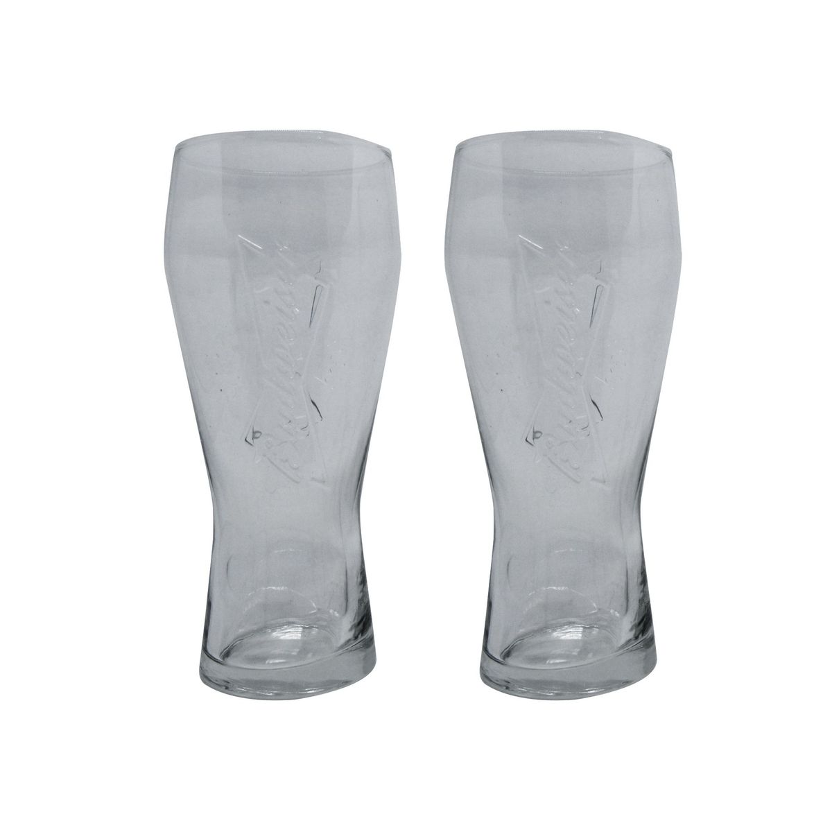 Conjunto de Copos de Cerveja 2 Peças Budweiser 400ml Transparente, marca Globimport - Foto 2