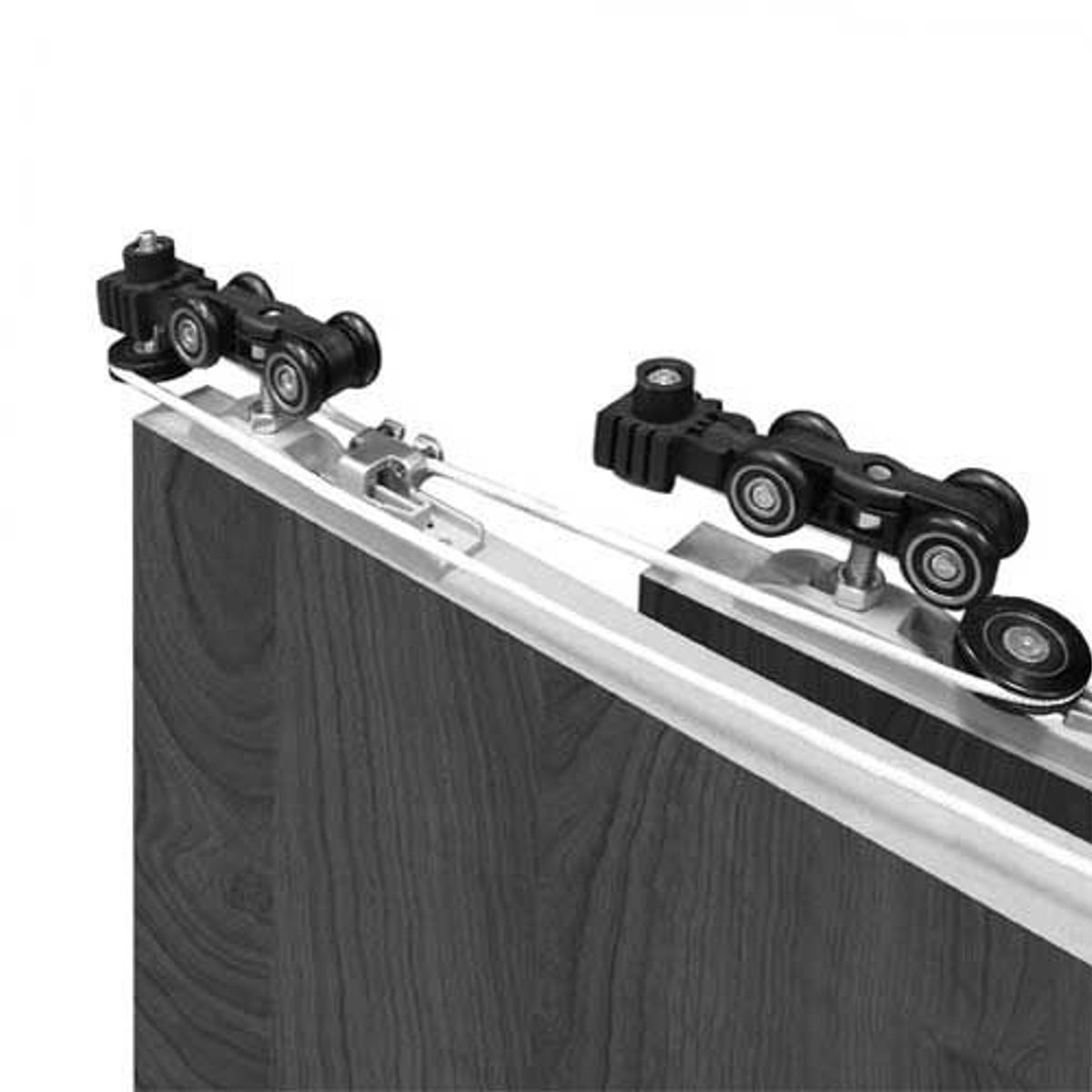 Sistema Twin Telescópio 2 Peças Cinza Ducasse, marca Ducasse - Foto 2