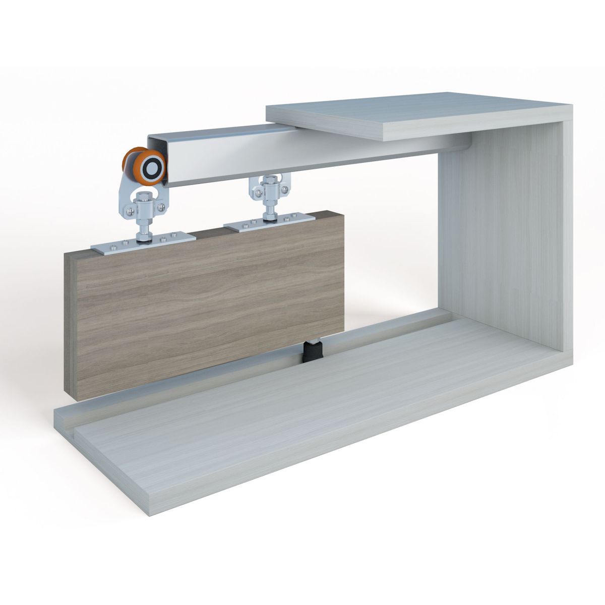 Sistema de Correr Hd150, Metal, marca Ducasse - Foto 2