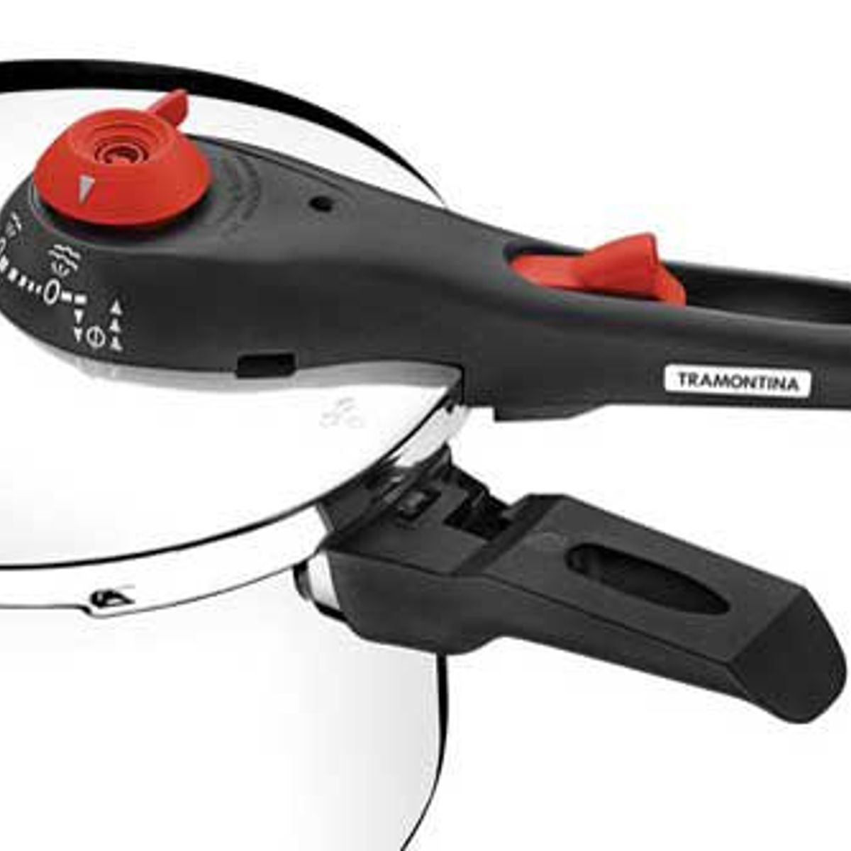 Panela Pressão Aço Solar, 4,5L, marca Tramontina - Foto 2