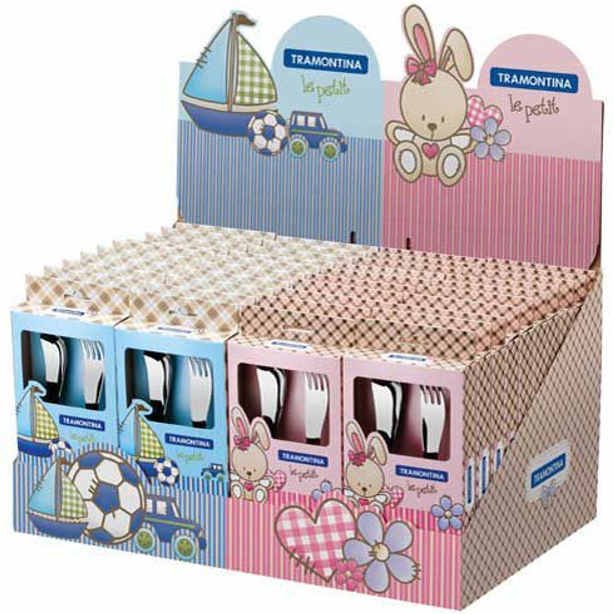Conjunto Talher Infantil 2 Peças Le Petit, marca Tramontina - Foto 2