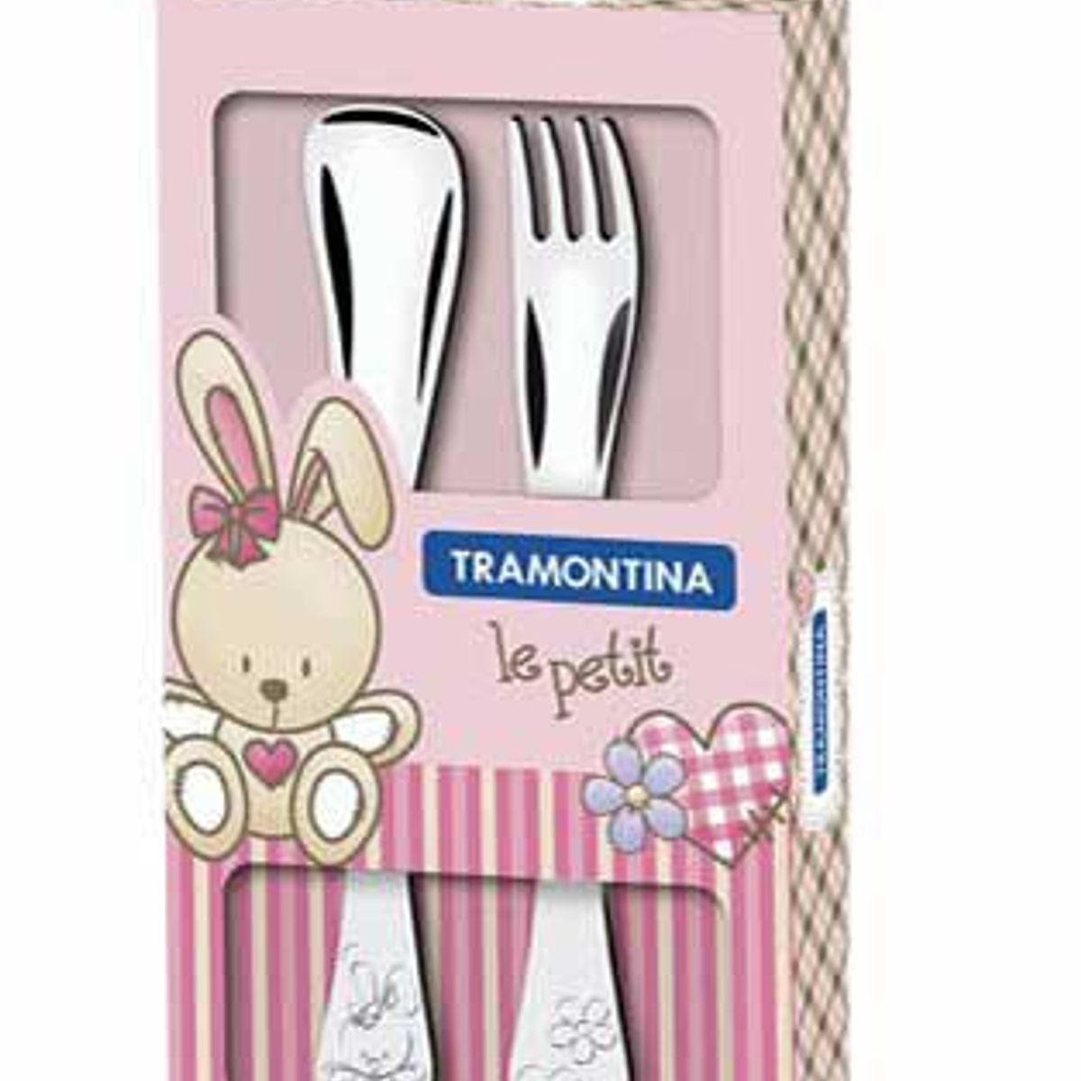 Conjunto Talher Infantil 2 Peças Le Petit, marca Tramontina - Foto Principal