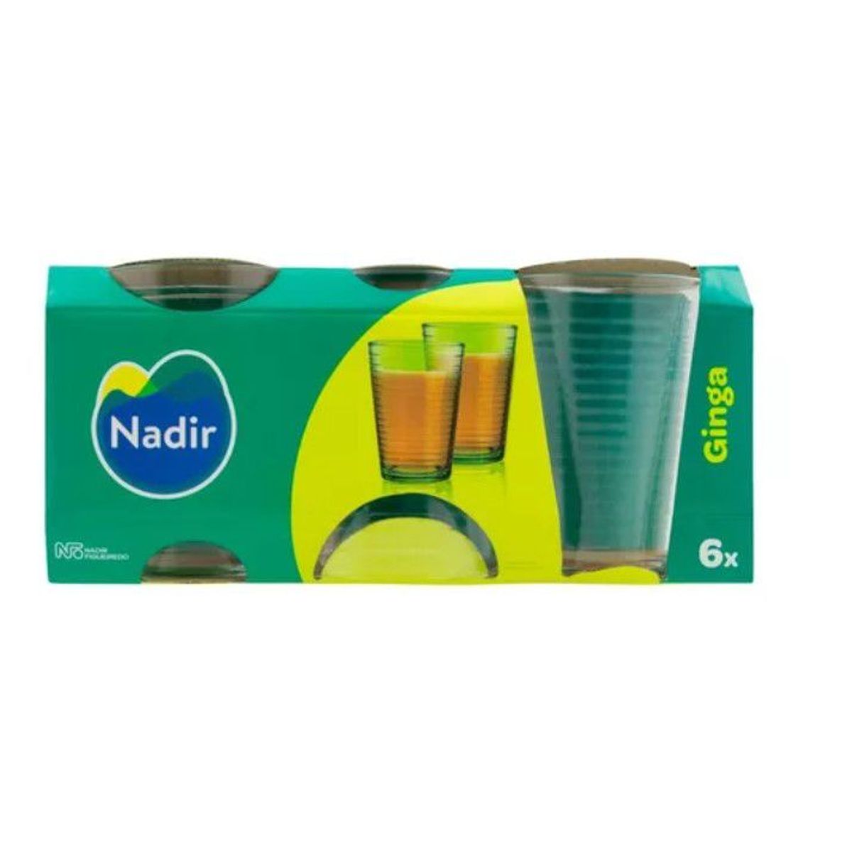 Jogo 6 Copos para Água Ginga Cristalino 265ml Nadir, marca Nadir Figueiredo - Foto Principal