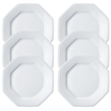 Kit com 6 Pratos Rasos Prisma