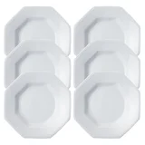 Kit com 6 Pratos Fundos 24cm Prisma