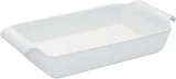 Travessa Rasa, Branco, 33x18x6,5cm
