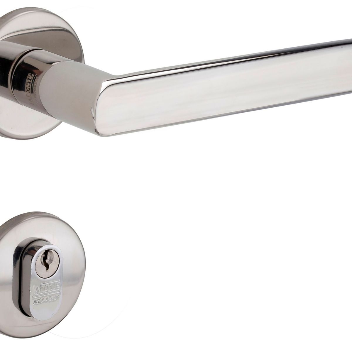 Fechadura 892 Externa 55mm Polido, marca La Fonte - Foto Principal