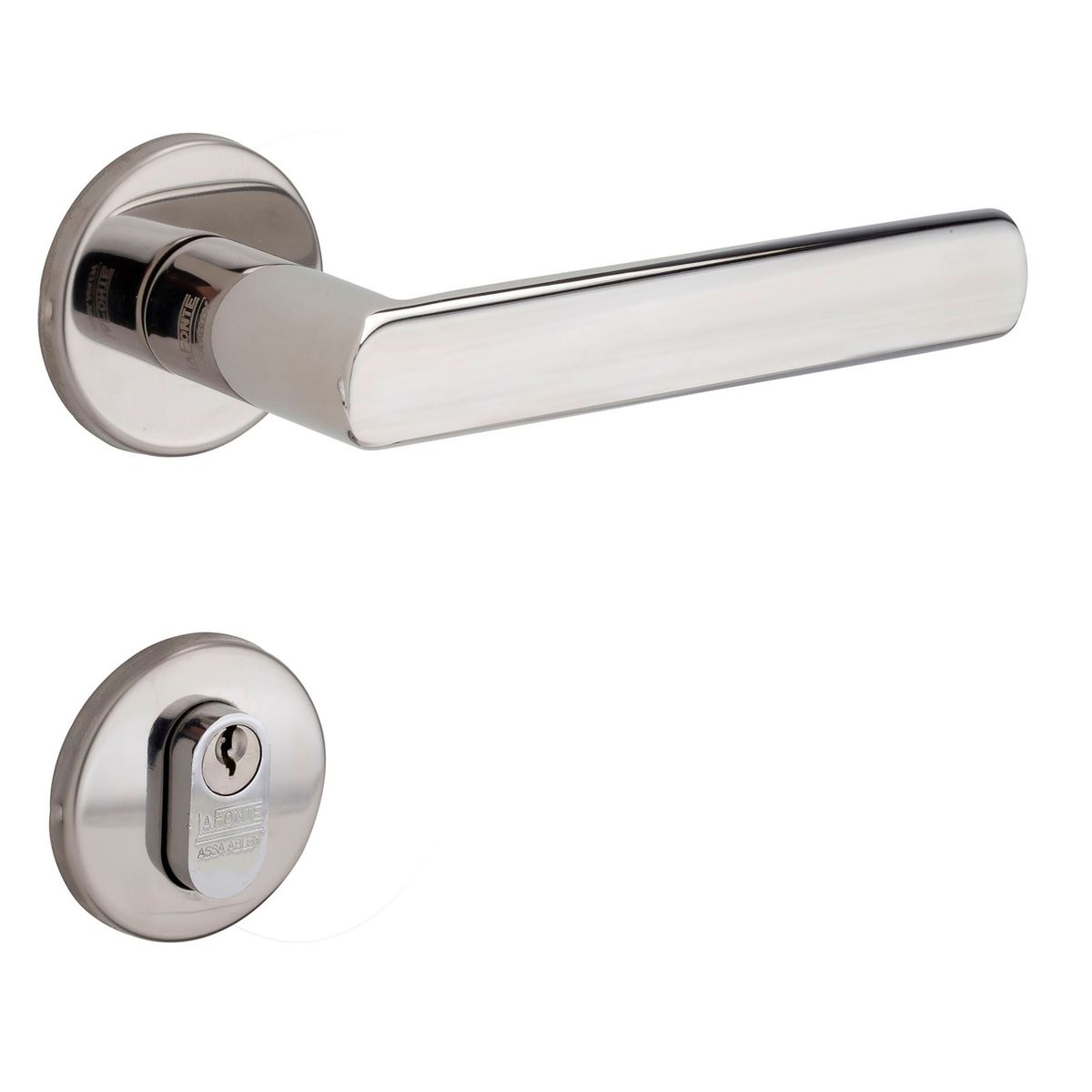 Fechadura 892 Externa 55mm Polido, marca La Fonte - Foto Principal
