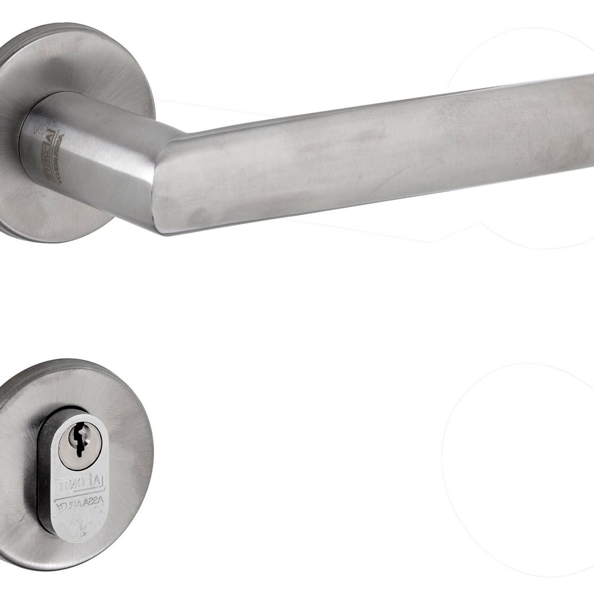 Fechadura 892 Externa 55mm Escovado, marca La Fonte - Foto Principal