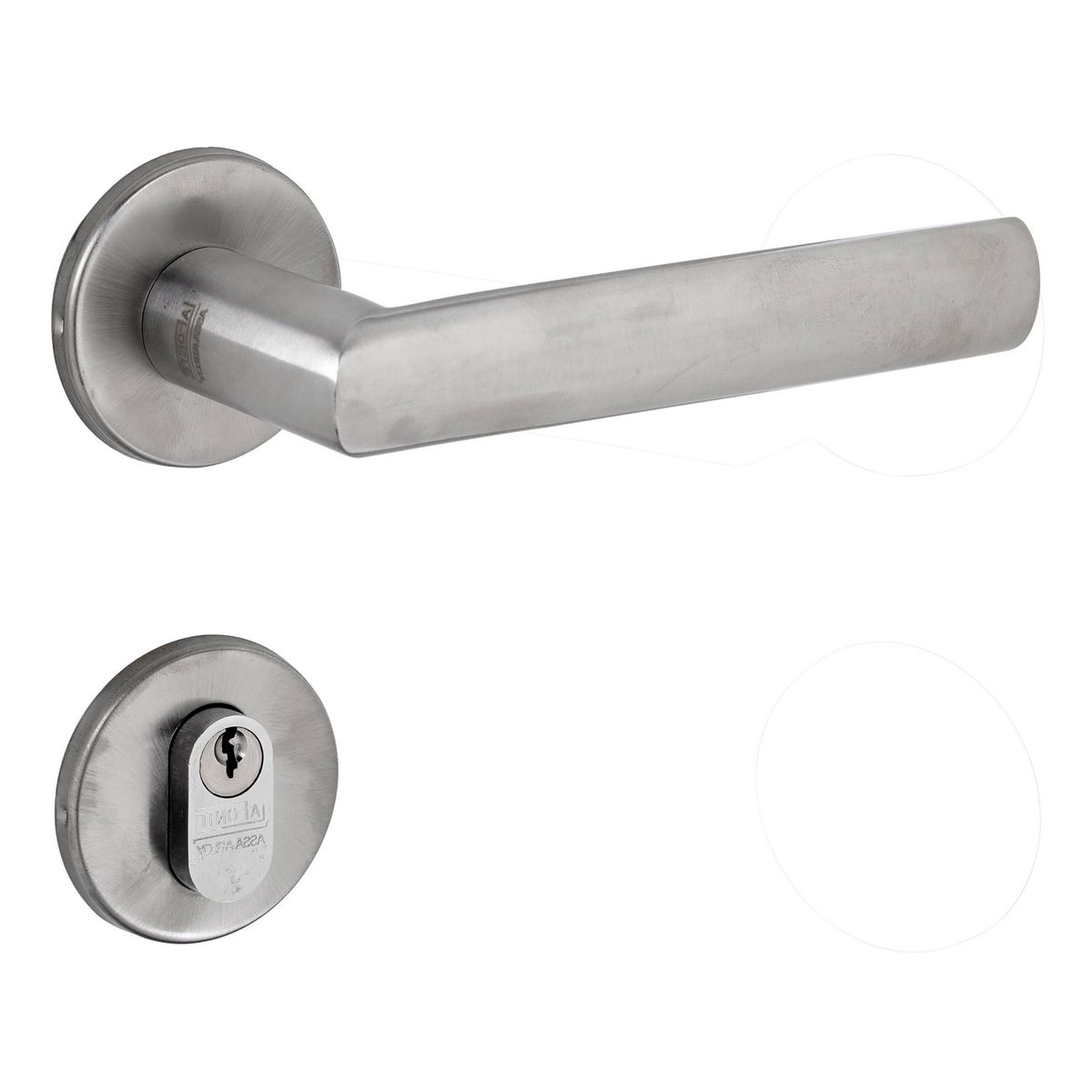 Fechadura 892 Externa 55mm Escovado, marca La Fonte - Foto Principal