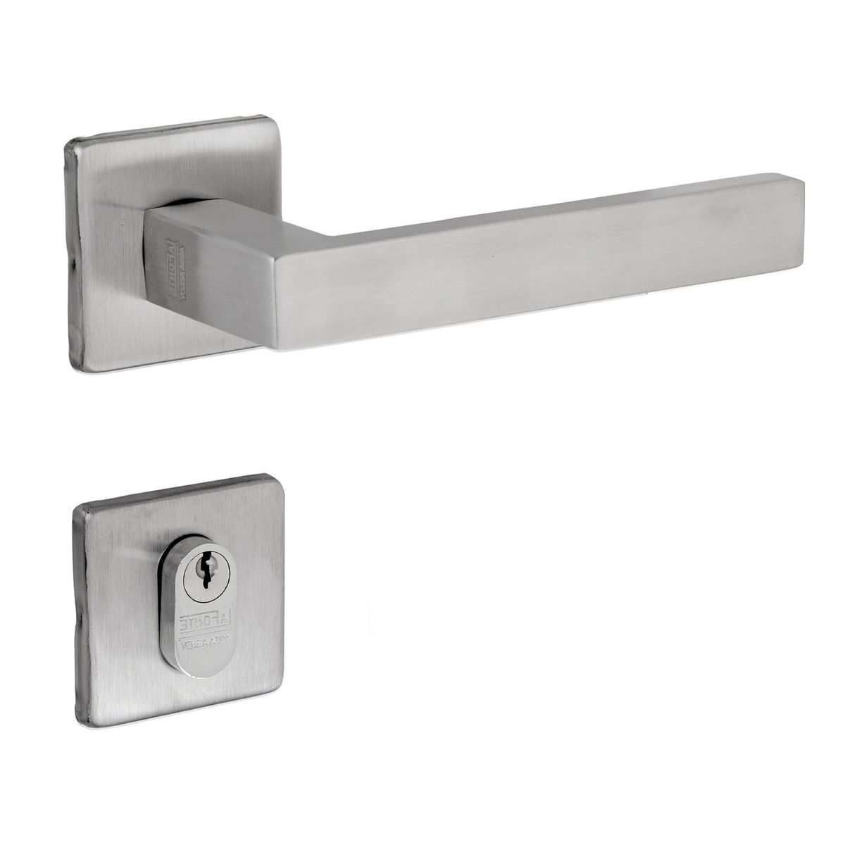 Fechadura 455 Externa 55mm Escovado, marca La Fonte - Foto Principal