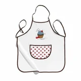 Avental de Cozinha Bella Cupcake 61x67cm Branco