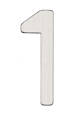 Algarismo IL ALG Chapa 50 1 Inox Polido