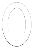 Algarismo N0 IL Chapa 200 Polido 19x10x7cm Inox Cromado